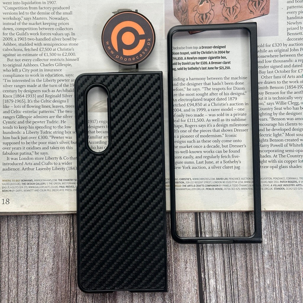 Samsung Galaxy Z Fold 3 - Premium Ultra Thin Carbon Fiber Pattern Case