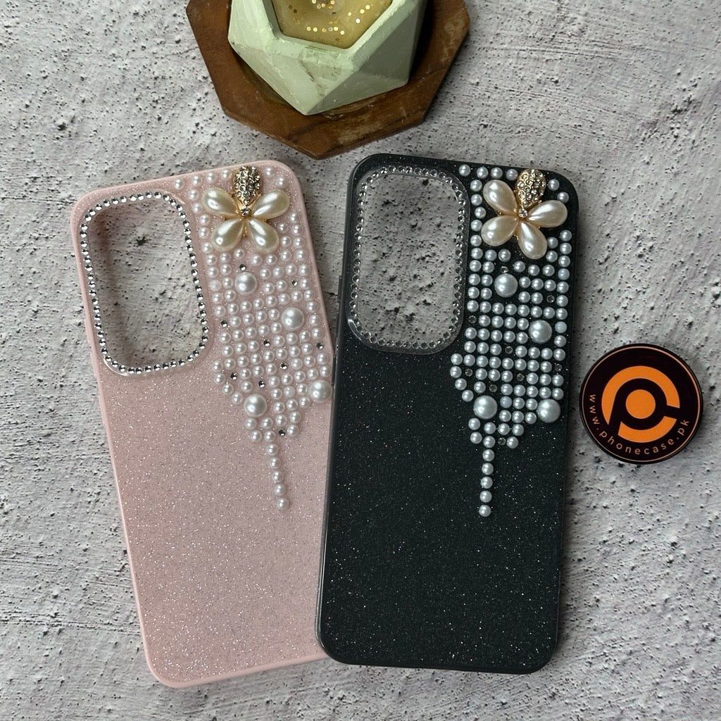 Infinix Hot 60 Pro Plus - Cute Pearl Blossom Glitter Diamond Case