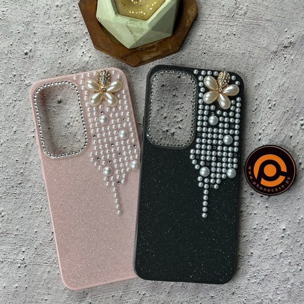 Infinix Hot 60 Pro - Cute Pearl Blossom Glitter Diamond Case