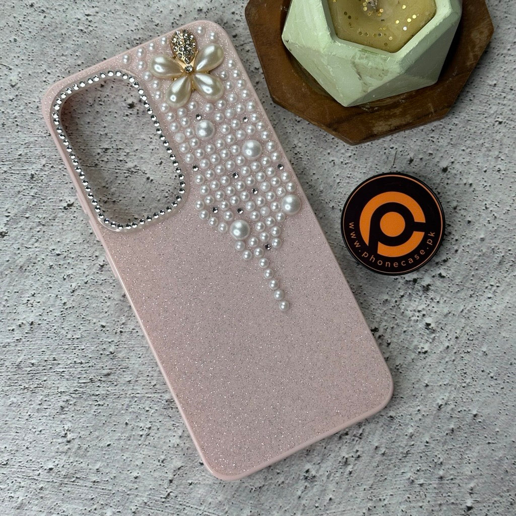 Infinix Hot 60 Pro Plus - Cute Pearl Blossom Glitter Diamond Case