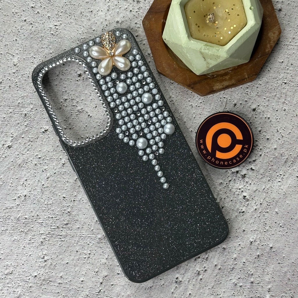 Infinix Hot 60 Pro Plus - Cute Pearl Blossom Glitter Diamond Case