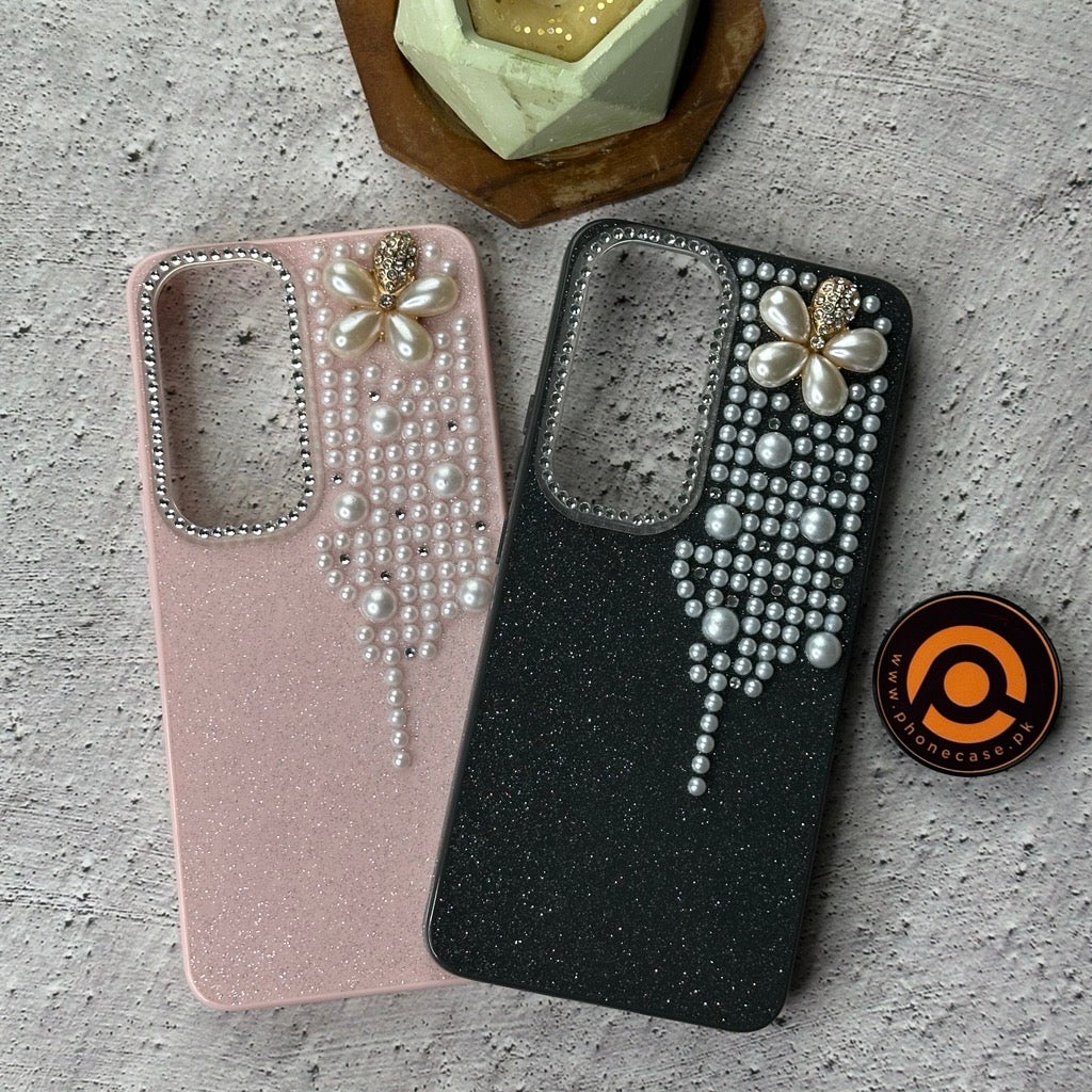 Vivo Y400 - Cute Pearl Blossom Glitter Diamond Case