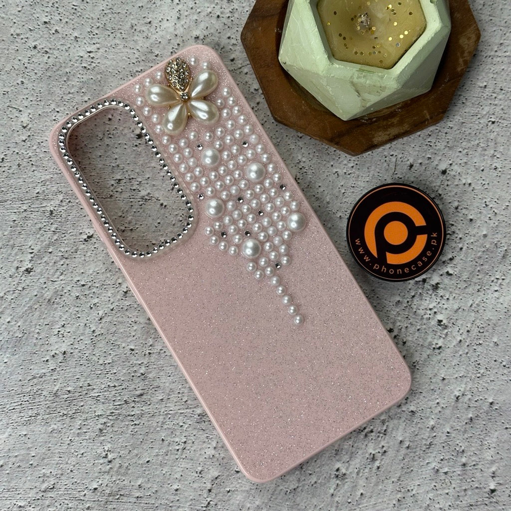 Vivo Y400 - Cute Pearl Blossom Glitter Diamond Case