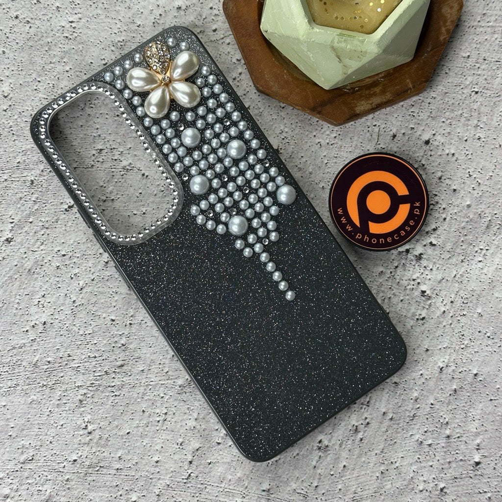 Vivo Y400 - Cute Pearl Blossom Glitter Diamond Case