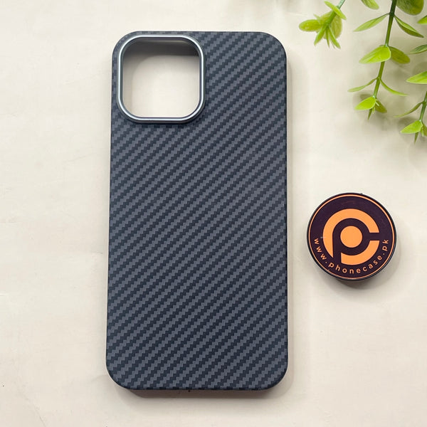 iPhone 13 Pro Max - Stealth Weave - Premium Aramid Fiber Case with Built-in Camera Bezel