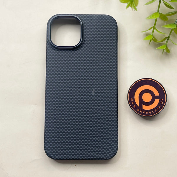 iPhone 12/12 Pro - Black Matrix - Premium Aramid Fiber Case with Built-in Camera Bezel