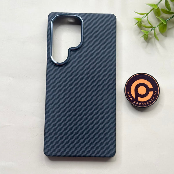 Galaxy S23 Ultra - Stealth Weave - Premium Aramid Fiber MagSafe Case with Built-in Camera Bezel