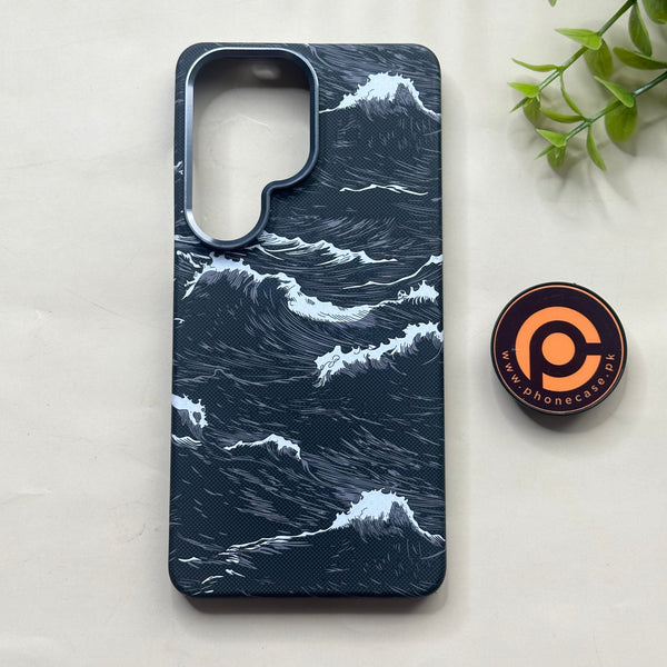 Galaxy S25 Ultra - Ocean Wave - Premium Aramid Fiber MagSafe Case with Built-in Camera Bezel