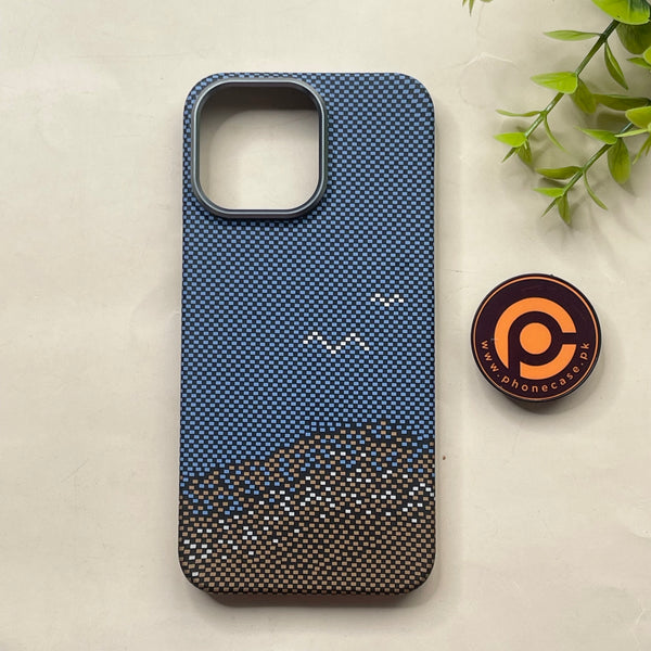 iPhone 15 Pro Max - Dune Wave - Premium Aramid Fiber MagSafe Case with Built-in Camera Bezel