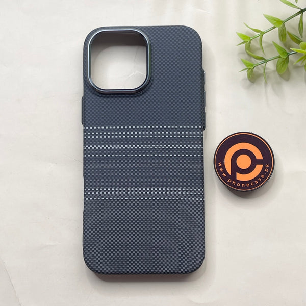 iPhone 16 Pro Max - Midnight Wave - Premium Aramid Fiber Case with Built-in Camera Bezel
