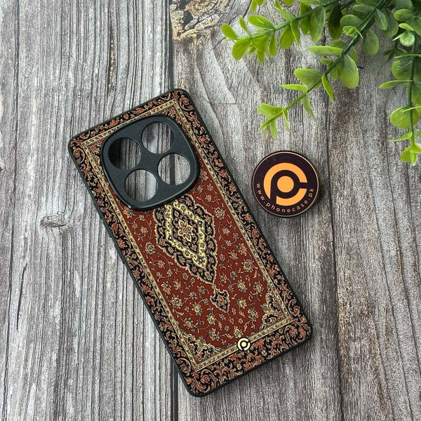 Redmi Note 14 Pro - Persian Rugs Design 1 - Premium Printed Glass soft Bumper shock Proof Case CS-40939