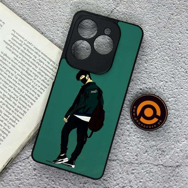 Tecno Spark 20 / 20 pro  - Anime Series Design 1 - Premium Metal Printed soft Bumper shock Proof Case CS-39802 CS-39803