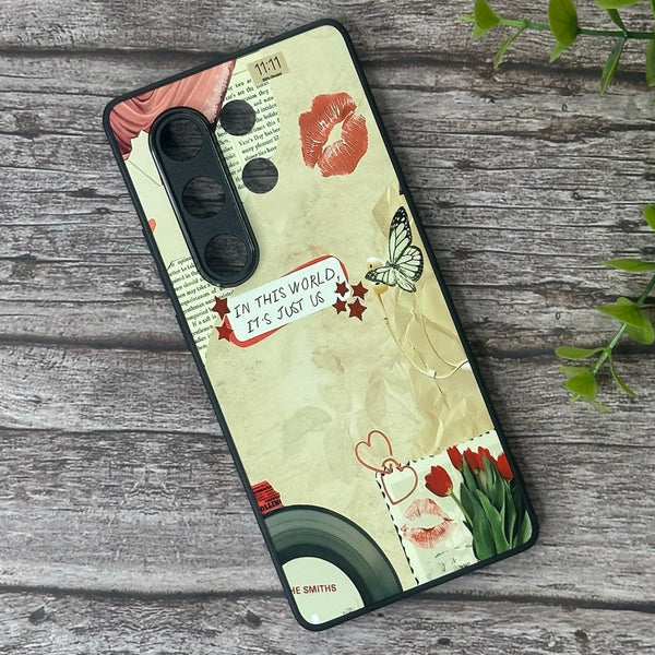 Itel S25 Ultra - Just Us Forever - Premium Metal Printed Soft Bumper Shock Proof Case CS-42067