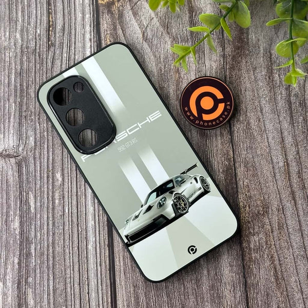 Tecno Spark 40 Pro Plus - Porsche GT3 RS Thrill - Premium Metal Printed soft Bumper shock Pro of Case  CS-40942