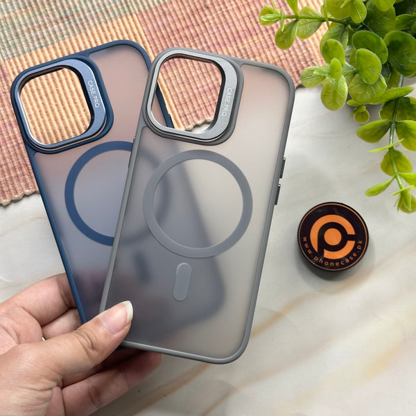 iPhone 17 - Linex Matte Magnetic Lens Holder Case with Metal Lens Kit