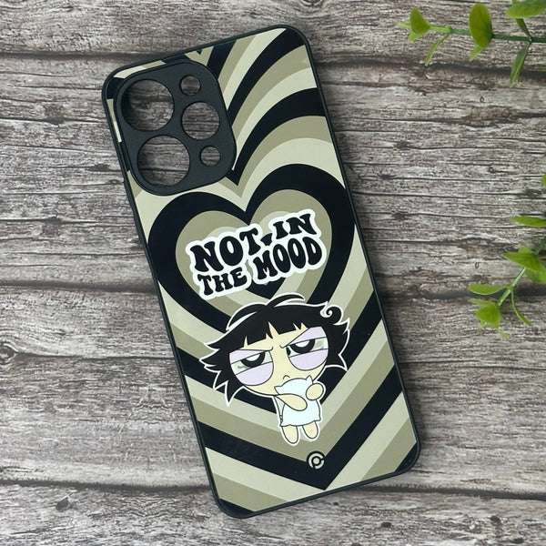 Xiaomi Redmi 12 - VibeCheck Design 10 - Premium Printed Glass soft Bumper Shock Proof Case CS-42081