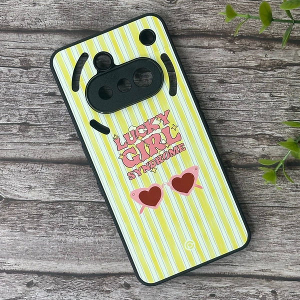 Nothing Phone 3a - VibeCheck Design 7 - Premium Metal Printed soft Bumper shock Proof Case CS-42082