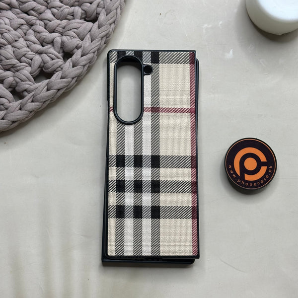 Galaxy Z Fold 6 - Check-Skin - Nyxa Anti-Drop Sleek Case with Matte Finish