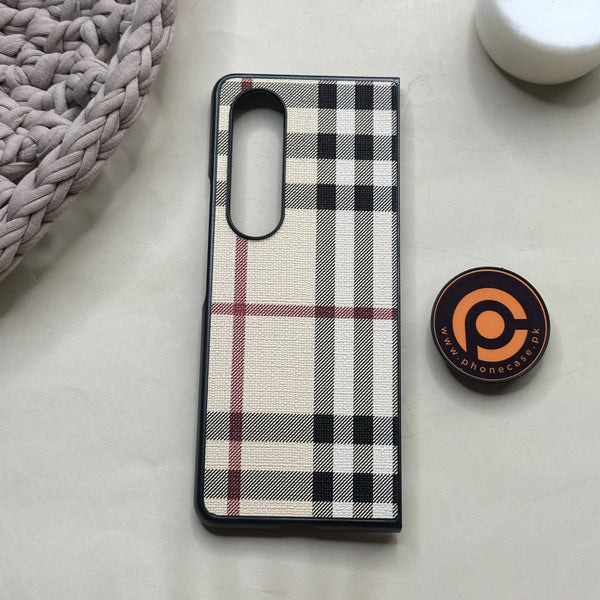 Galaxy Z Fold 4 - Check-Skin - Nyxa Anti-Drop Sleek Case with Matte Finish
