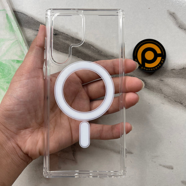 Samsung Galaxy S22 Ultra MagSafe supported Shock Proof Ultra Clear Case