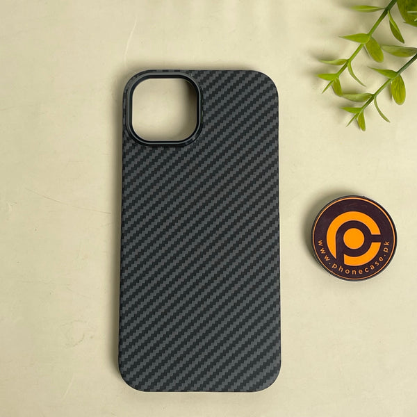 iPhone 15 - Stealth Weave - Premium Aramid Fiber Case with Built-in Camera Bezel