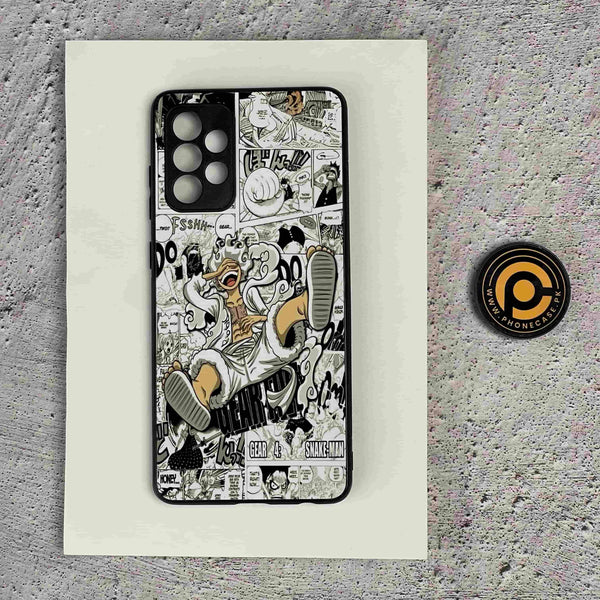 Galaxy A72 - Comic Chaos - Premium Printed Glass soft Bumper shock Proof Case CS-50553