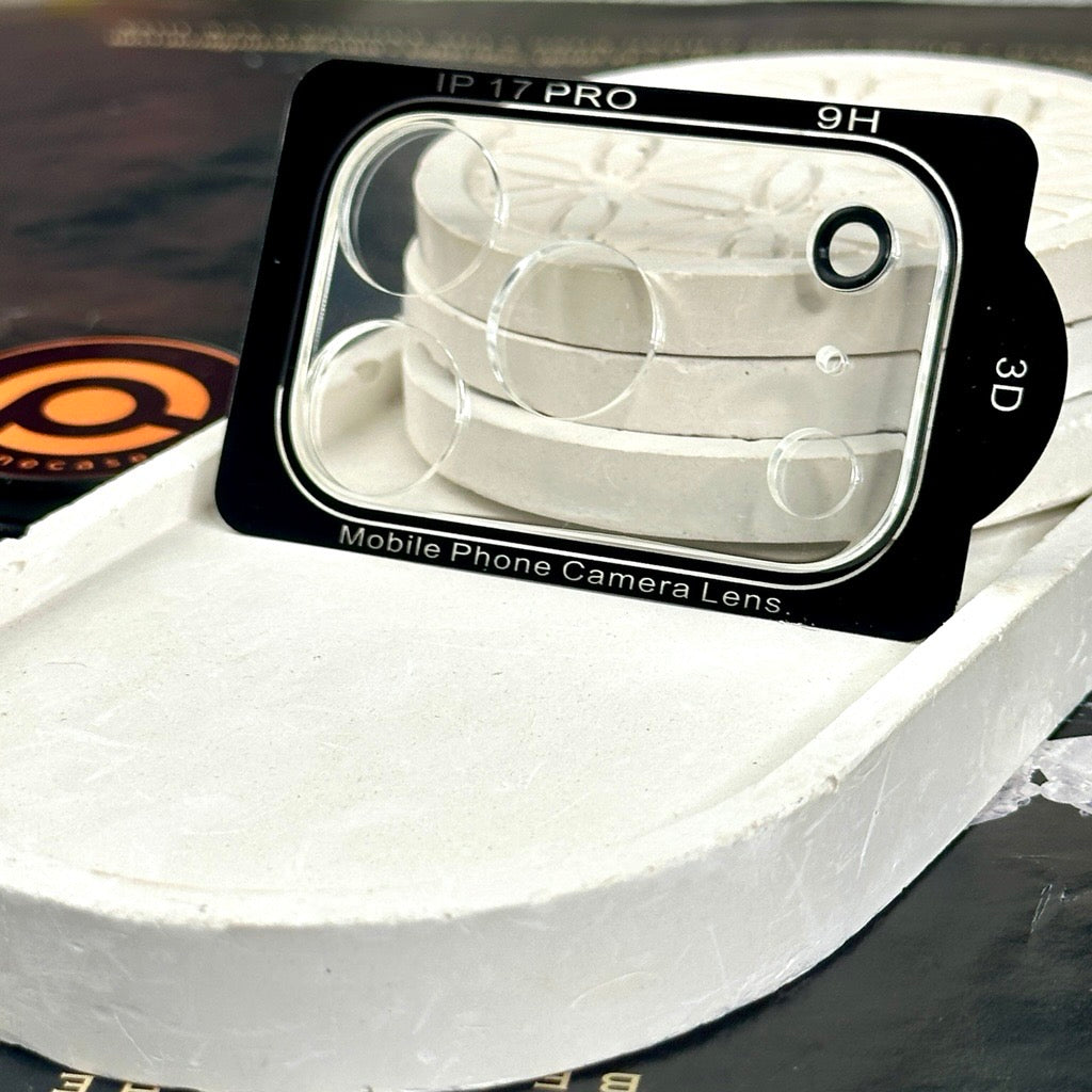 iPhone 17 Pro Max - Ultra Clear 9H Tempered Glass Camera Lens Protector