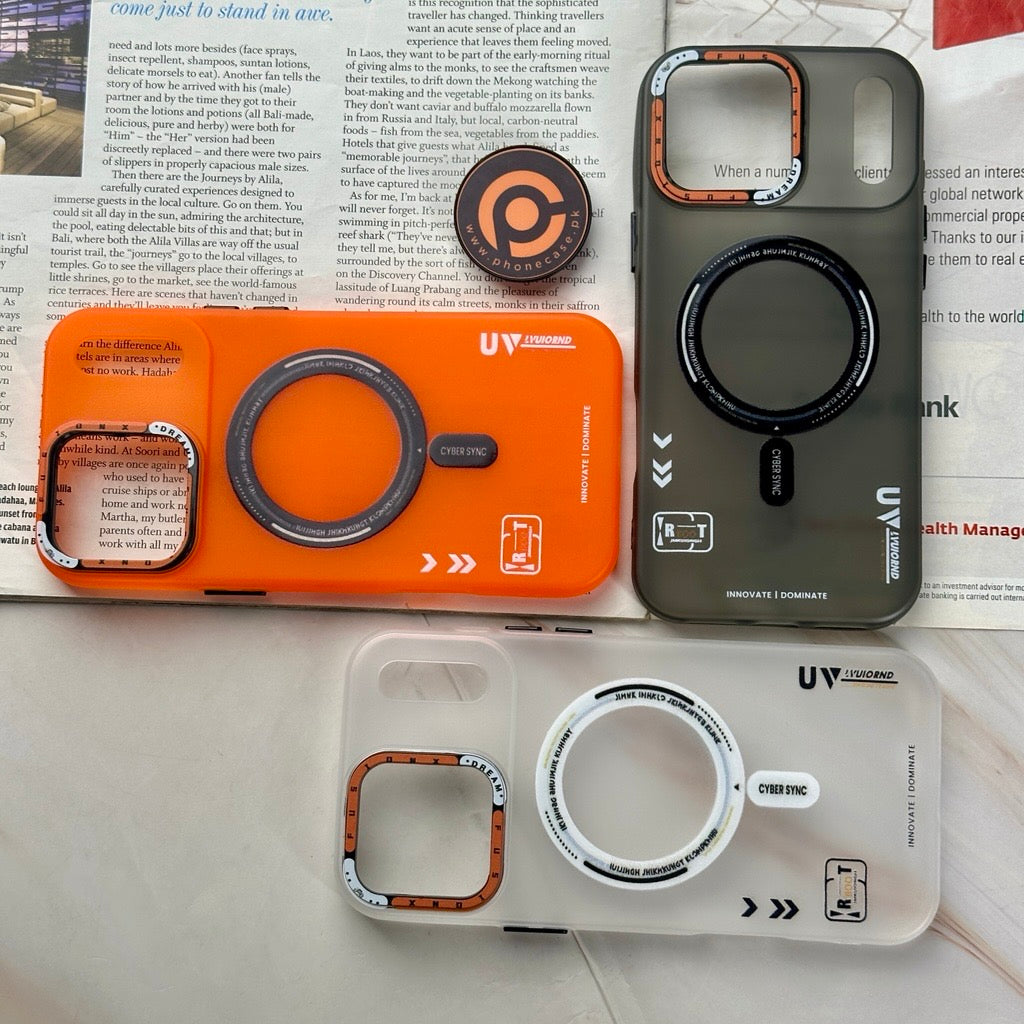 iPhone 17 Pro  - Mechanical Vortex Matte Case With Built-in Magsafe