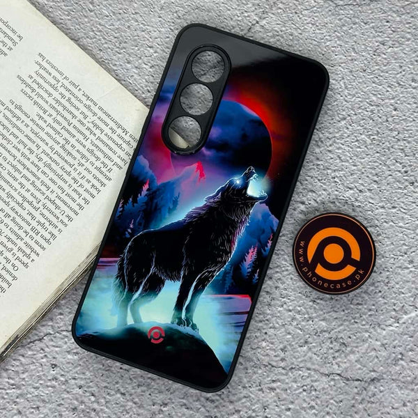 Itel S25 - Wolf Design 2 - Premium Metal Printed Soft Bumper Shock Proof Case CS-43366