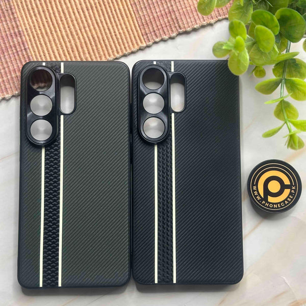 Galaxy S26 Ultra - Veltra Carbon Dual Stripe Case with Anti-Scratch Finish