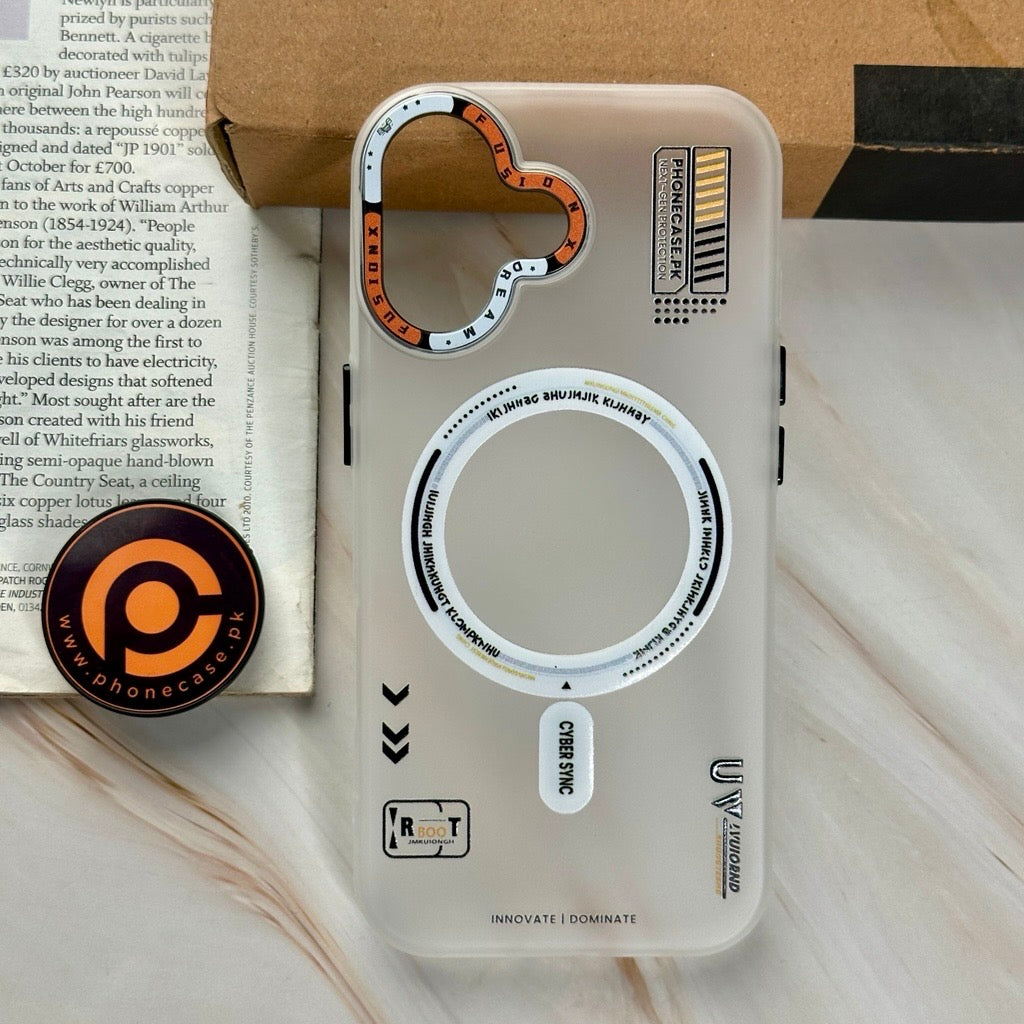 iPhone 17 - Mechanical Vortex Matte Case With Built-in Magsafe