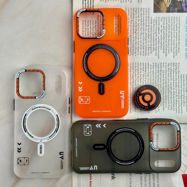 iPhone 17 Pro Max  - Mechanical Vortex Matte Case With Built-in Magsafe