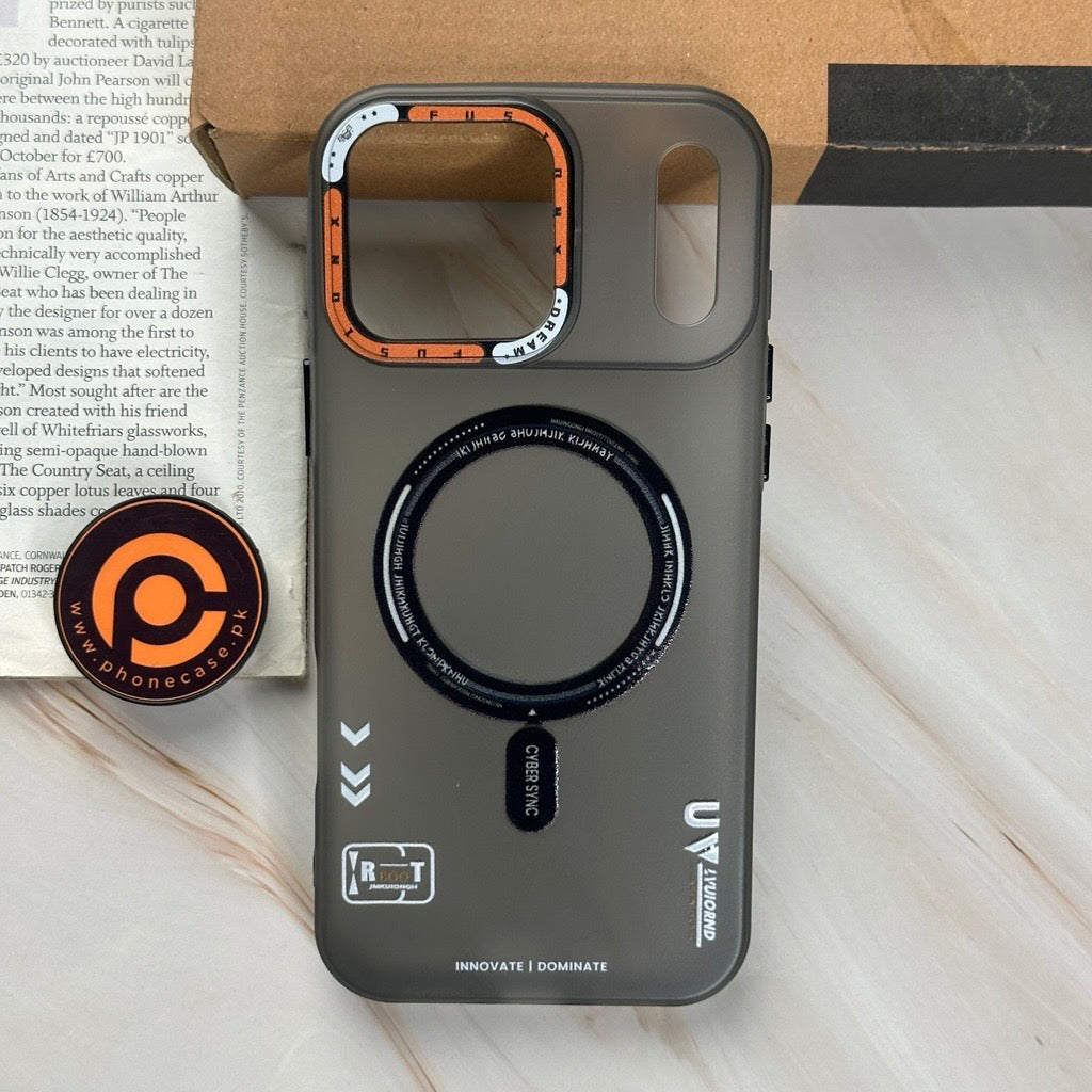 iPhone 17 Pro  - Mechanical Vortex Matte Case With Built-in Magsafe