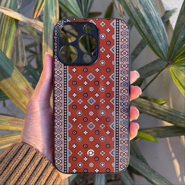 Sindhi Ajrak Art 6 - Pure Ajrak - Premium Phone Case - All Models