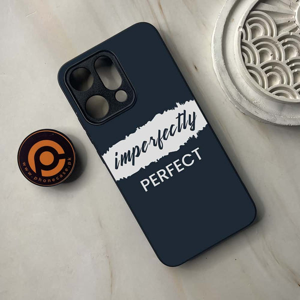 Oppo Reno 14 5G - Imperfectly - Premium Metal Printed soft Bumper shock Proof Case