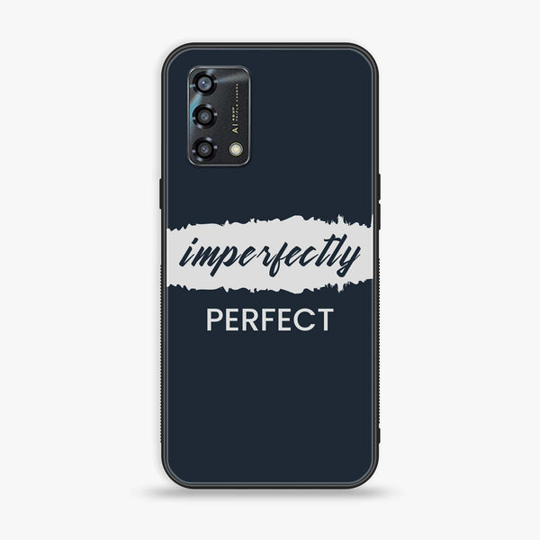 Oppo A95 - Imperfectly - Premium Printed Glass soft Bumper Shock Proof Case