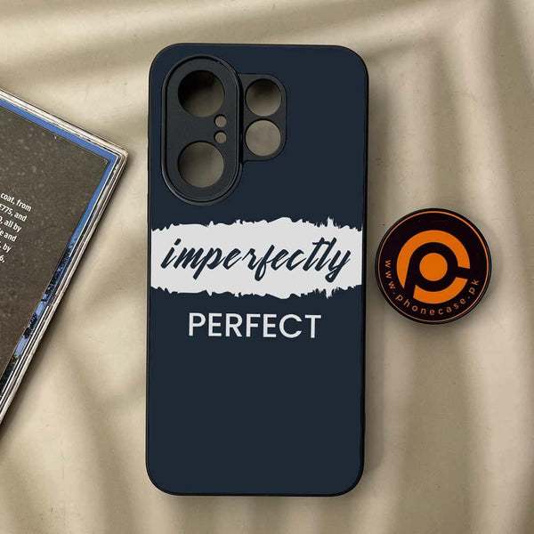 Vivo X200 FE - Imperfectly - Premium Metal Printed soft Bumper Shock Proof Case