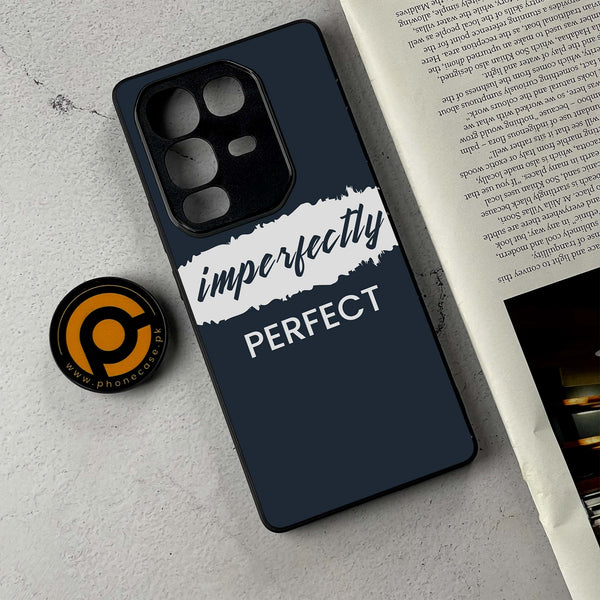 Infinix Note 50 Pro Plus - Imperfectly - Premium Metal Printed Soft Bumper Shockproof Case
