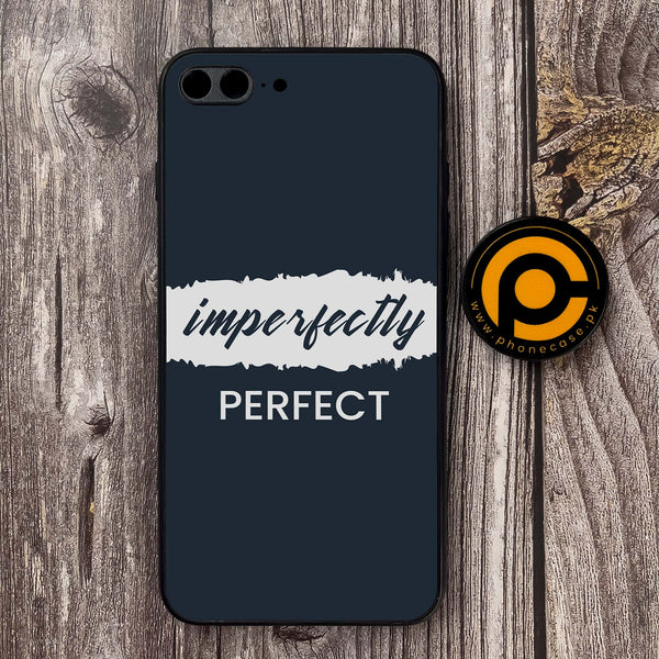 iPhone 7 Plus - Imperfectly - Premium Metal Printed soft Bumper shock Proof Case