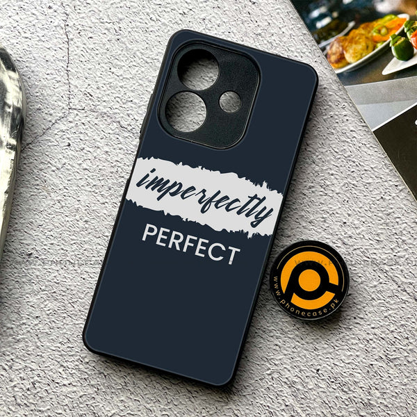 Oppo A5i - Imperfectly - Premium Metal Printed soft Bumper shock Proof Case