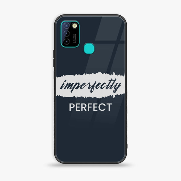 Infinix Smart 5 - Imperfectly - Premium Printed Glass soft Bumper Shock Proof Case CS-12886