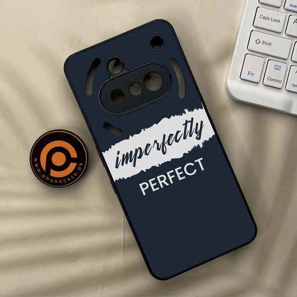 Nothing Phone 3a - Imperfectly - Premium Metal Printed soft Bumper shock Proof Case