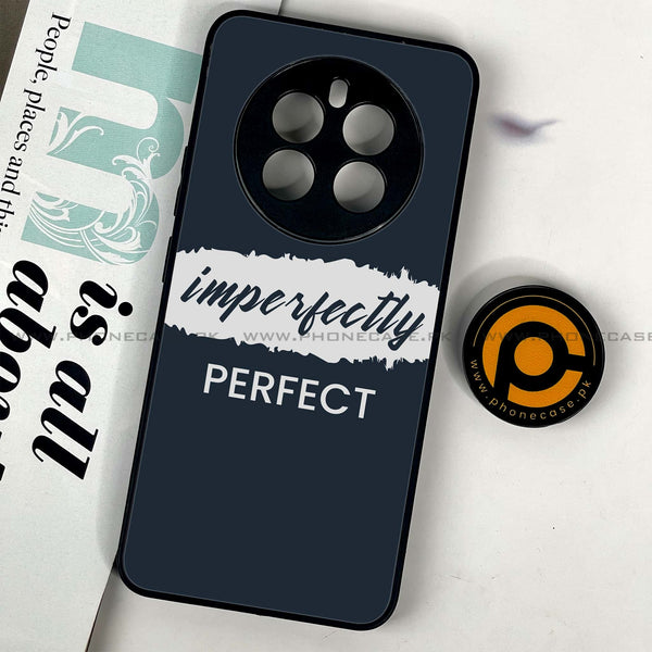 Realme 12 - Imperfectly - Premium Printed Glass soft Bumper Shock Proof Case