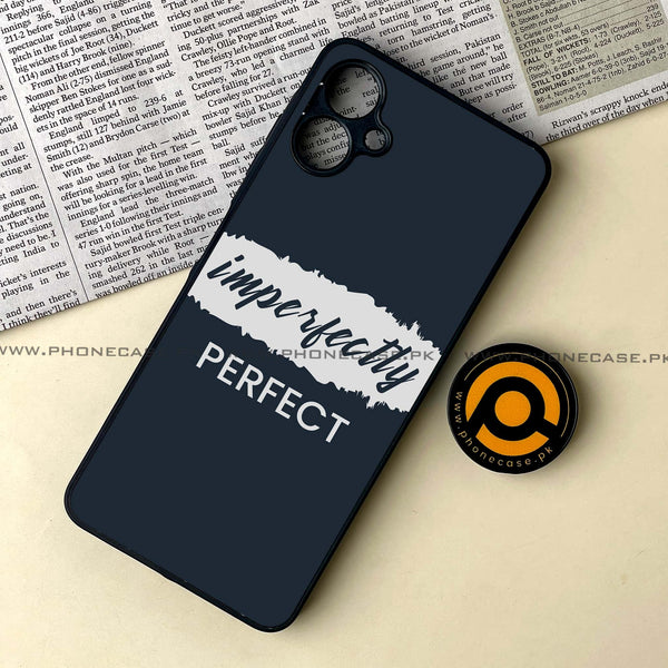 Samsung Galaxy A06 - Imperfectly - Premium Metal Printed soft Bumper shock Proof Case