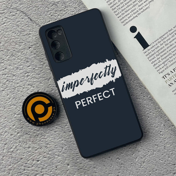Samsung Galaxy S20 FE - Imperfectly - Premium Printed Glass soft Bumper Shock Proof Case  CS-51214