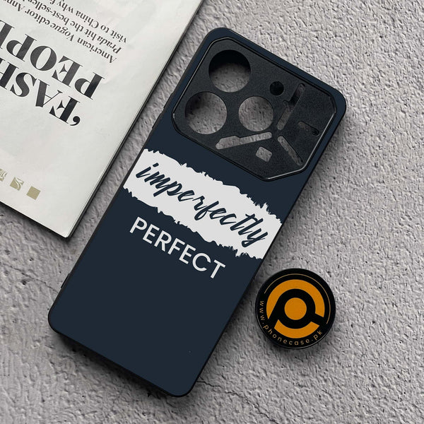 Tecno Pova 6 Neo - Imperfectly - Premium Metal  Printed soft Bumper shock Proof Case