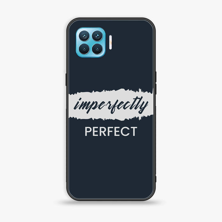 Oppo F17 - Imperfectly - Premium Printed Glass soft Bumper shock Proof Case