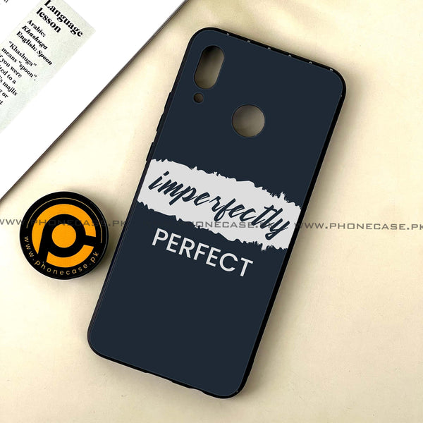 Huawei Nova 3 - Imperfectly - Premium Printed Glass soft Bumper Shock Proof Case