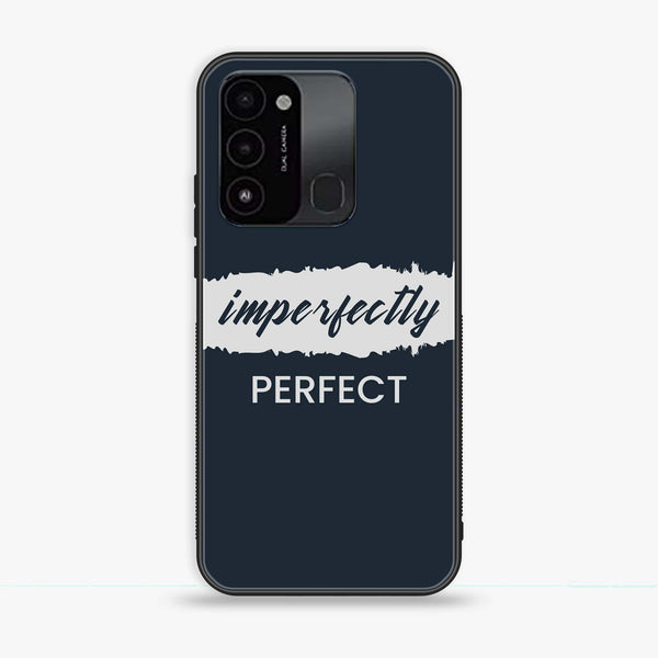 Tecno Spark Go 2022 - Imperfectly - Premium Printed Glass soft Bumper Shock Proof Case