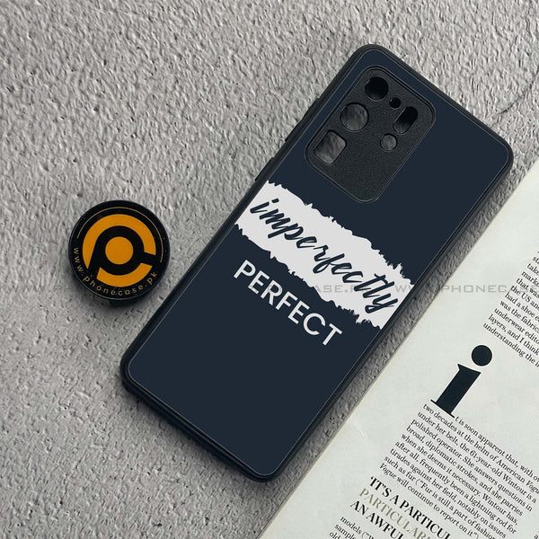 Samsung Galaxy S20 Ultra - Imperfectly - Premium Metal  Printed soft Bumper shock Proof Case